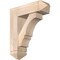 Ekena Millwork Balboa Arts and Crafts Smooth Bracket w/ Offset Brace, Douglas Fir, 7 1/2"W x 24"D x 28"H BKT0806X24X28BOA03SDF - alternate 1